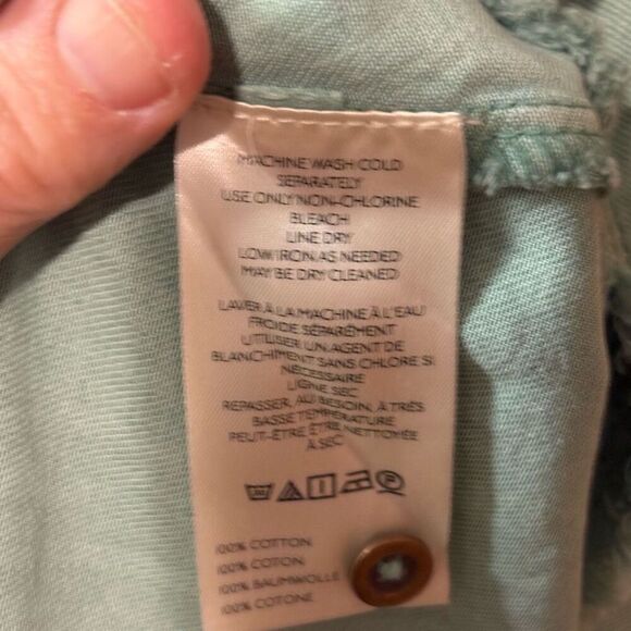 Pilcro Anthropologie sleeveless halter swing midi dress green size XS petite NEW - Picture 6 of 12